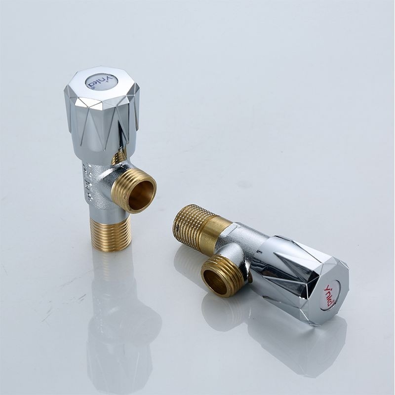 YK-88816金牙磨砂铜角阀（钻石轮）