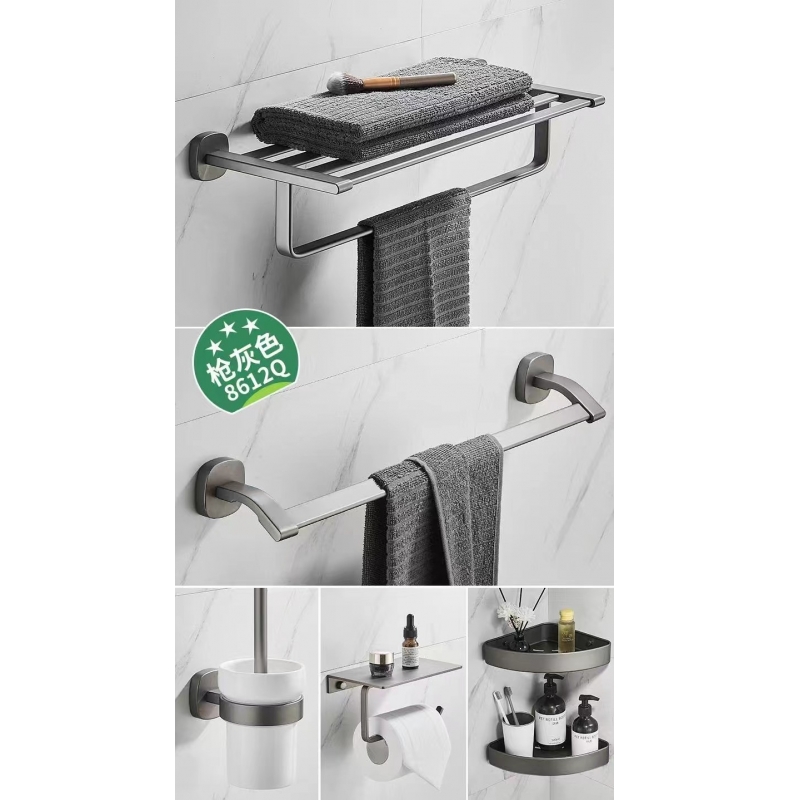 8612Q  五件套 枪灰色